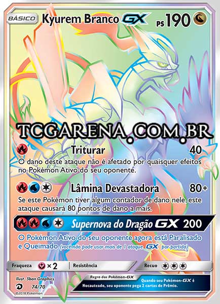 Carta White Kyurem-GX (74 / 70)