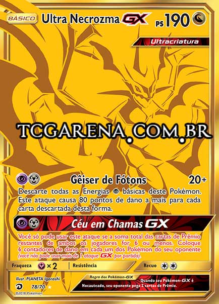 Carta Ultra Necrozma-GX (78 / 70)