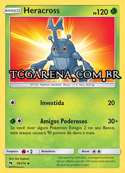 Carta Heracross (18 / 214)