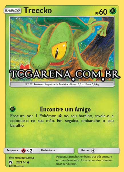 Carta Treecko (20 / 214)