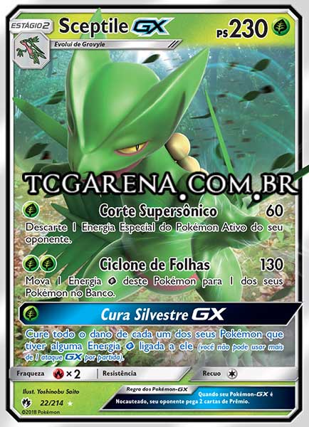 Carta Sceptile-GX (22 / 214)