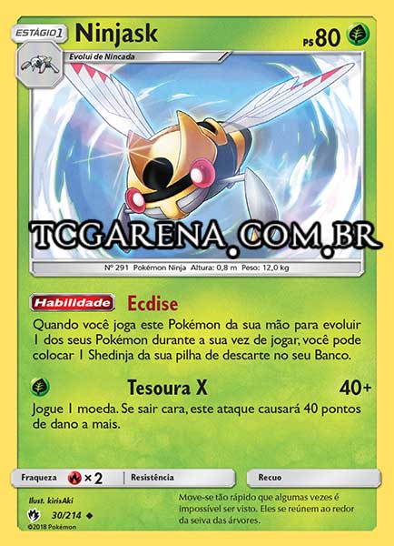 Carta Ninjask (30 / 214)