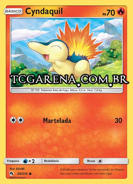 Carta Cyndaquil (40 / 214)