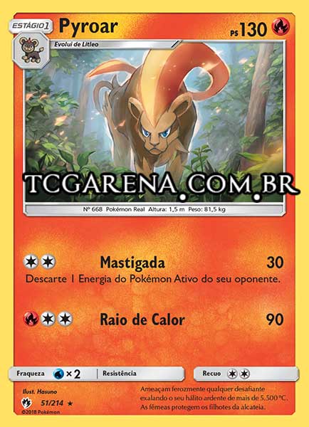 Carta Pyroar (51 / 214)