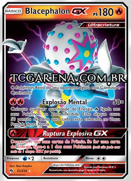 Carta Blacephalon-GX (52 / 214)