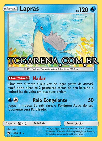 Carta Lapras (56 / 214)