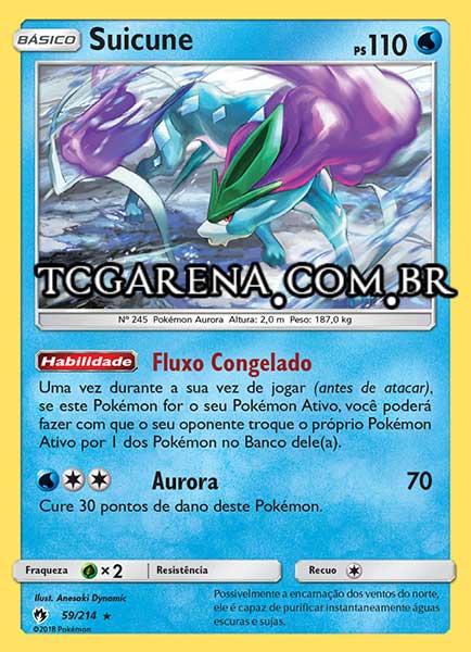 Carta Suicune (59 / 214)