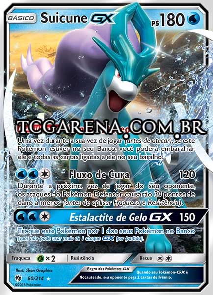 Carta Suicune-GX (60 / 214)