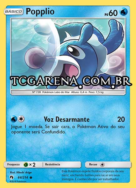 Carta Popplio (64 / 214)