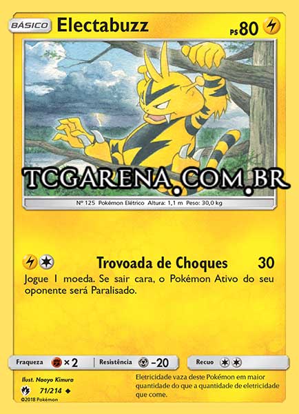 Carta Electabuzz (71 / 214)