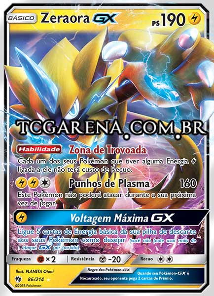 Carta Zeraora-GX (86 / 214)