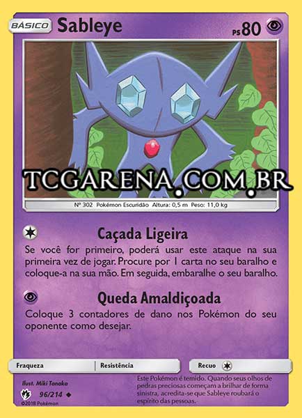 Carta Sableye (96 / 214)