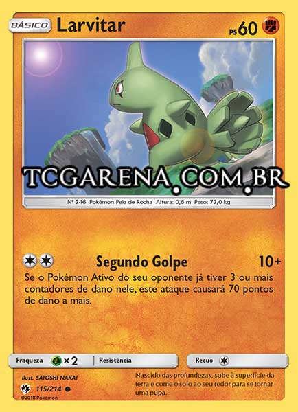 Carta Larvitar (115 / 214)