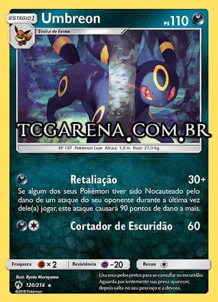 Carta Umbreon (120 / 214)