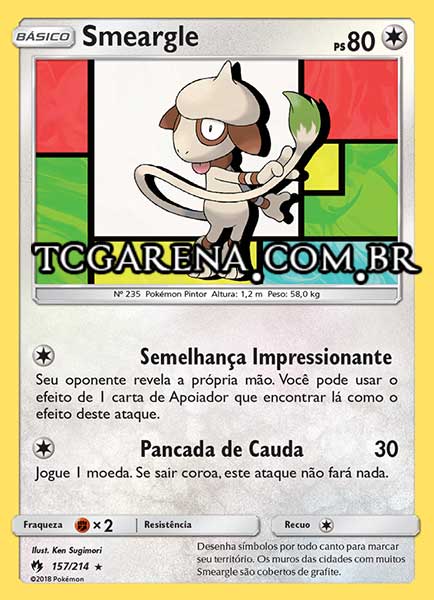 Carta Smeargle (157 / 214)