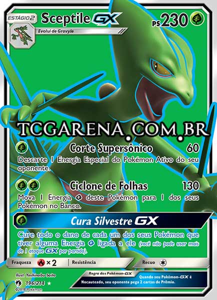 Carta Sceptile-GX (196 / 214)