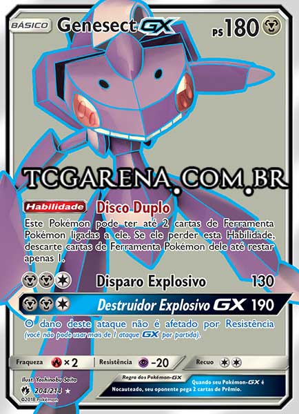 Carta Genesect-GX (204 / 214)