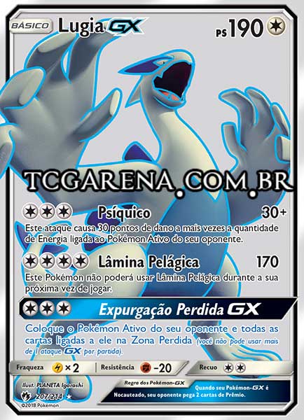 Carta Lugia-GX (207 / 214)