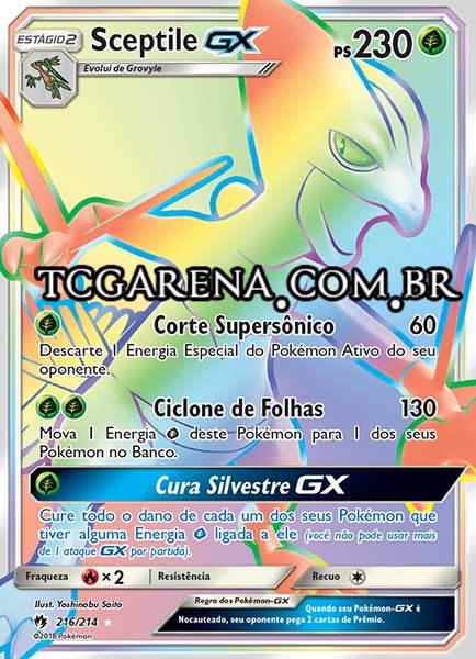 Carta Sceptile-GX (216 / 214)