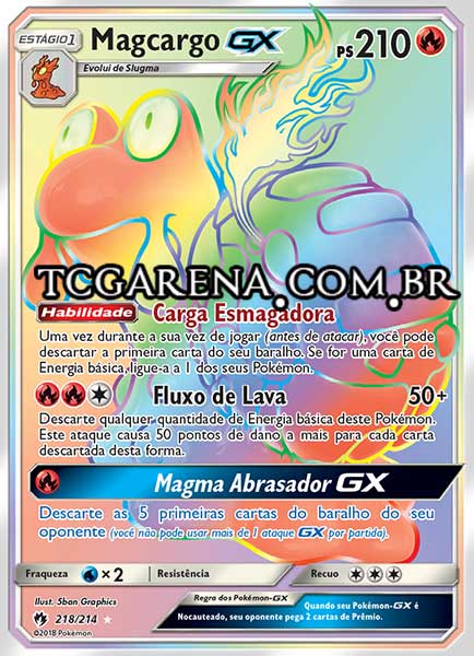 Carta Magcargo-GX (218 / 214)