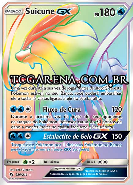 Carta Suicune-GX (220 / 214)