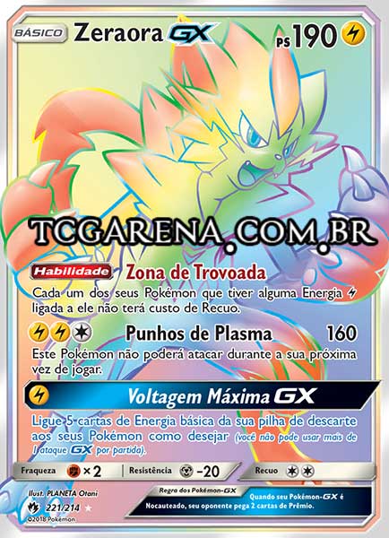 Carta Zeraora-GX (221 / 214)