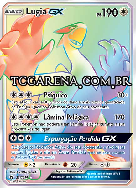 Carta Lugia-GX (227 / 214)