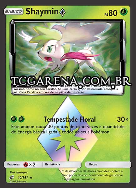 Carta Shaymin ◇ (10 / 181)