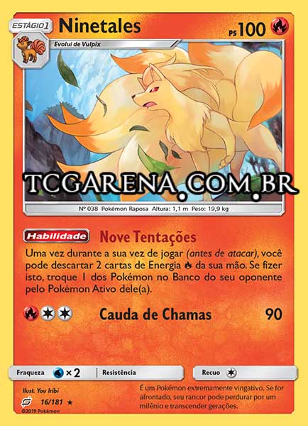 Carta Ninetales (16 / 181)