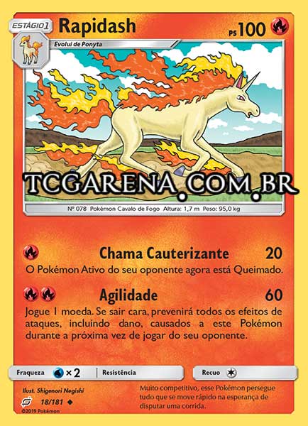 Carta Rapidash (18 / 181)