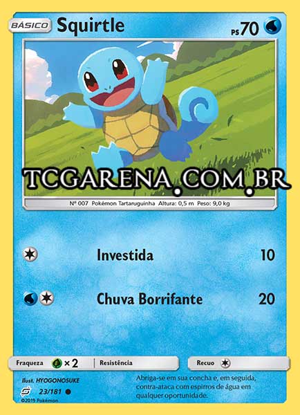 Carta Squirtle (23 / 181)