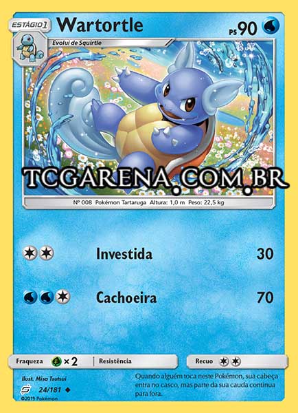 Carta Wartortle (24 / 181)