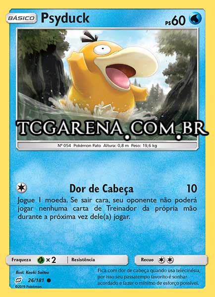 Carta Psyduck (26 / 181)