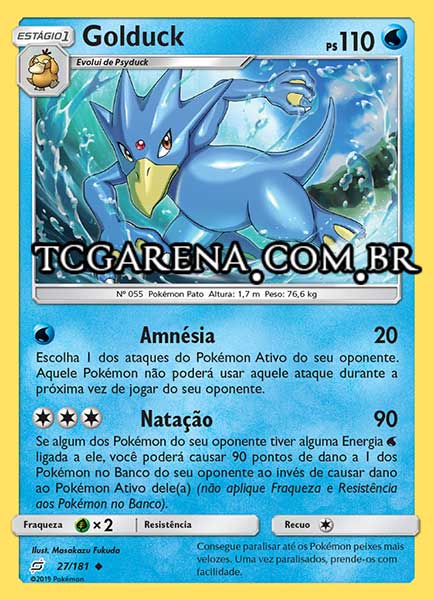 Carta Golduck (27 / 181)