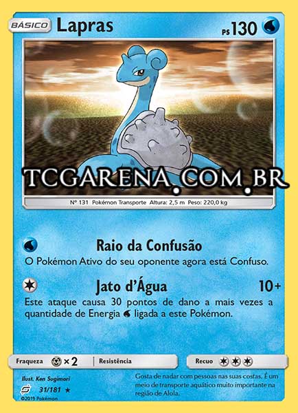 Carta Lapras (31 / 181)