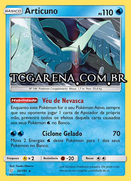 Carta Articuno (32 / 181)