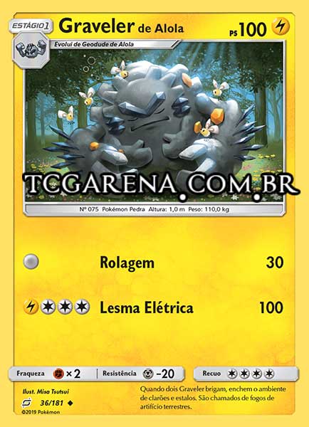 Carta Alolan Graveler (36 / 181)