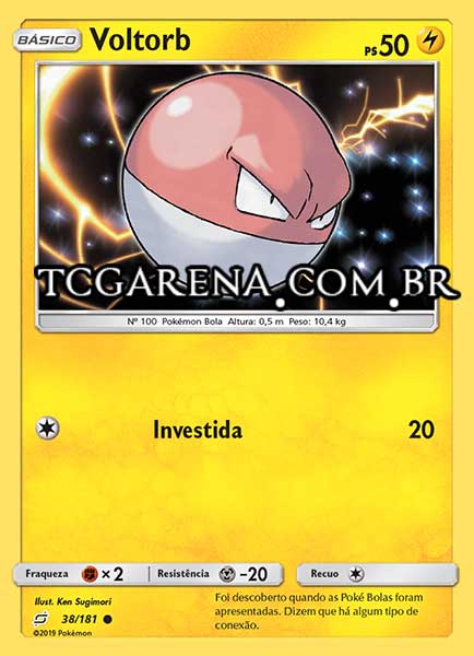 Carta Voltorb (38 / 181)