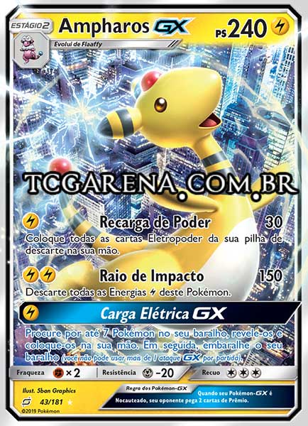 Carta Ampharos-GX (43 / 181)