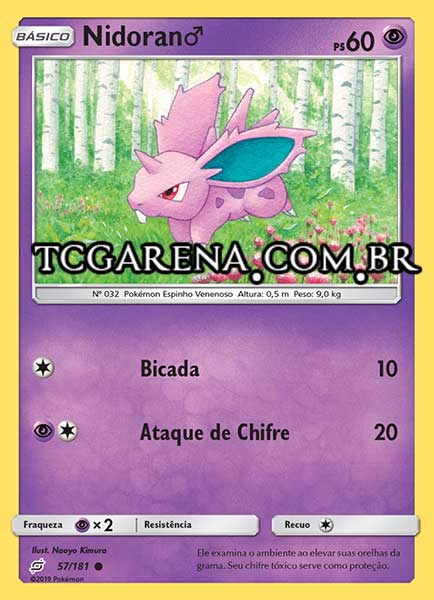 Carta Nidoran ♂ (57 / 181)