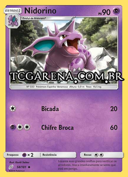 Carta Nidorino (58 / 181)