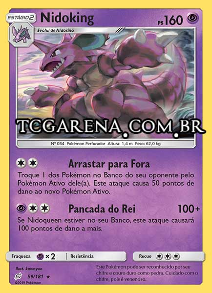 Carta Nidoking (59 / 181)