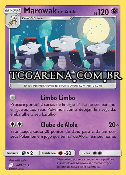 Carta Alolan Marowak (64 / 181)