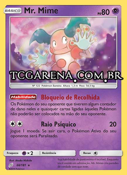 Carta Mr. Mime (66 / 181)