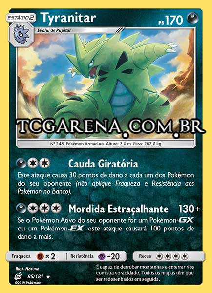 Carta Tyranitar (85 / 181)