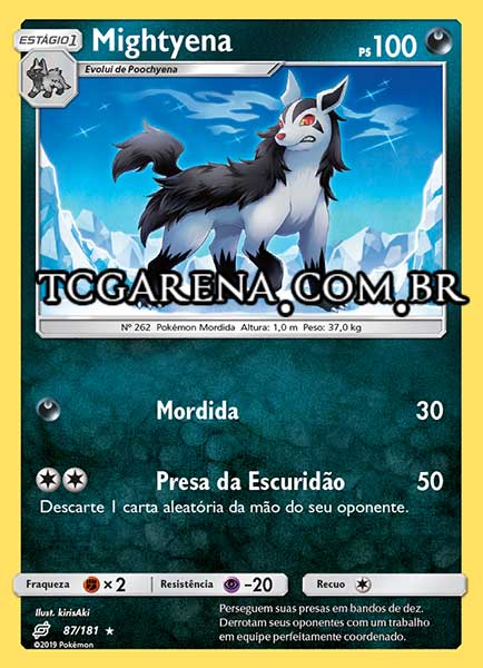 Carta Mightyena (87 / 181)