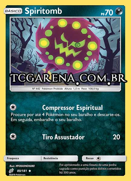 Carta Spiritomb (89 / 181)