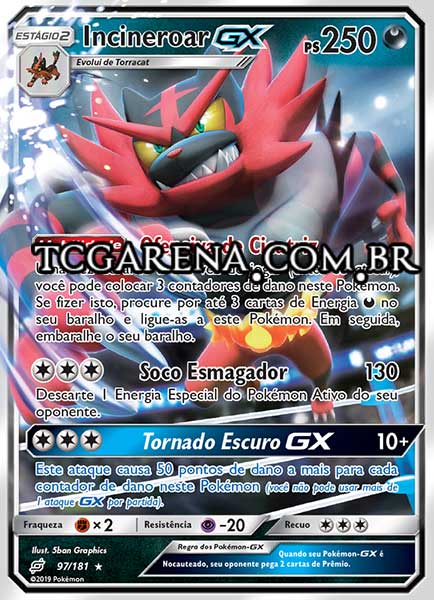 Carta Incineroar-GX (97 / 181)