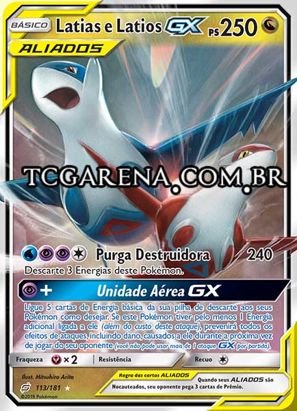 Carta Latias & Latios-GX (113 / 181)