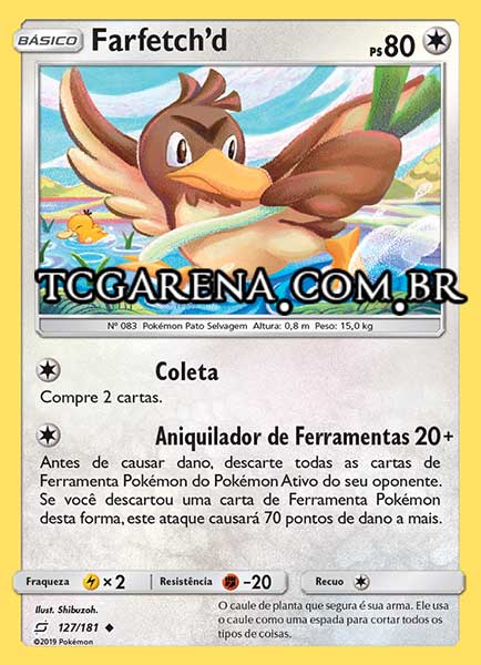 Carta Farfetch'd (127 / 181)